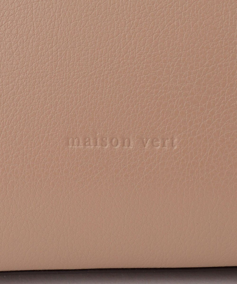 LA BAGAGERIE 【maison vert】 【超軽量・多収納】バイカラーリボンショルダーバッグ 