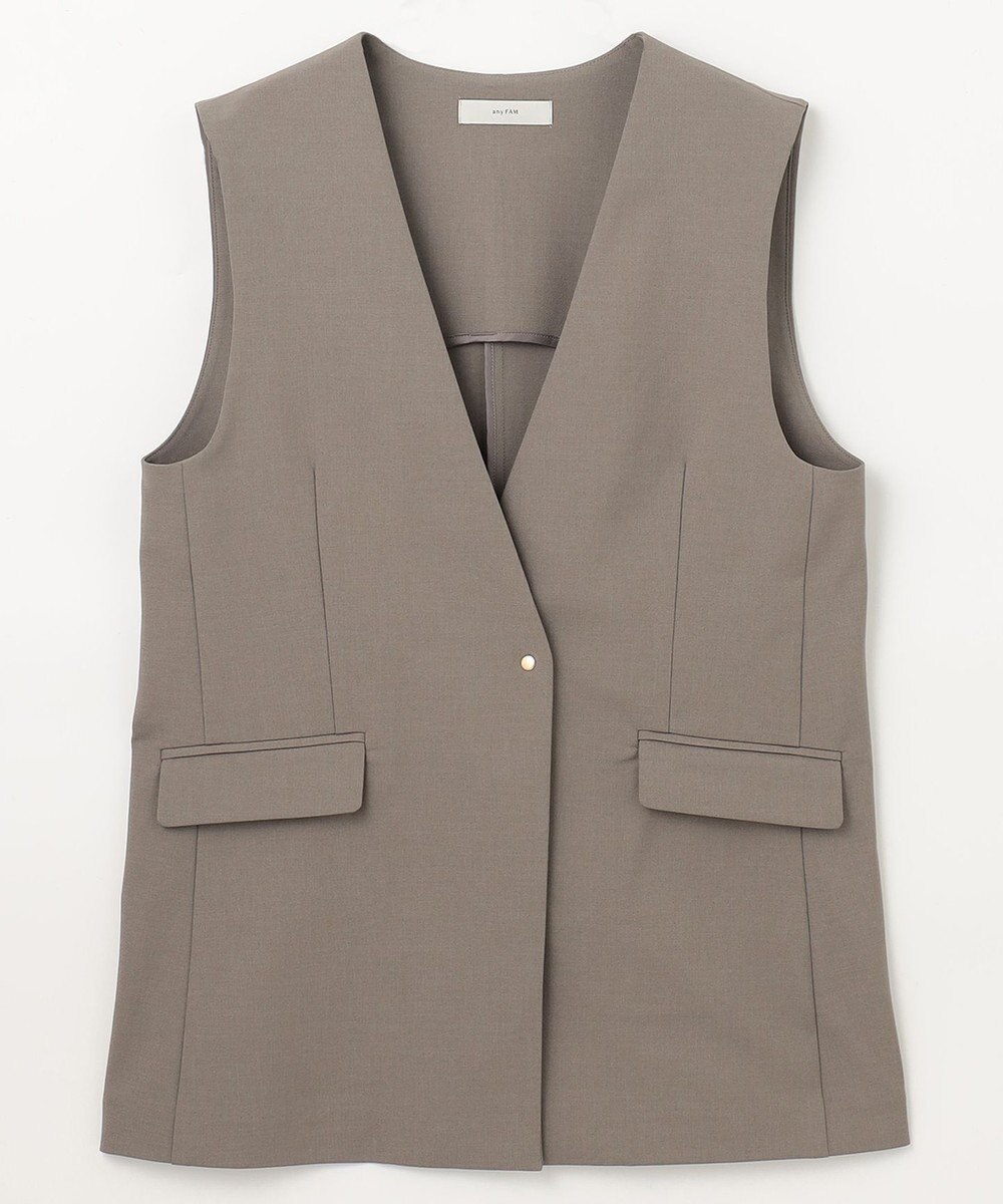 ANY L 【セットアップ可能/ストレッチ】イージーケアジレ 