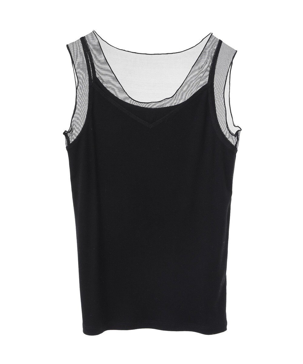 YECCA VECCA チュールMIXリブインナー 