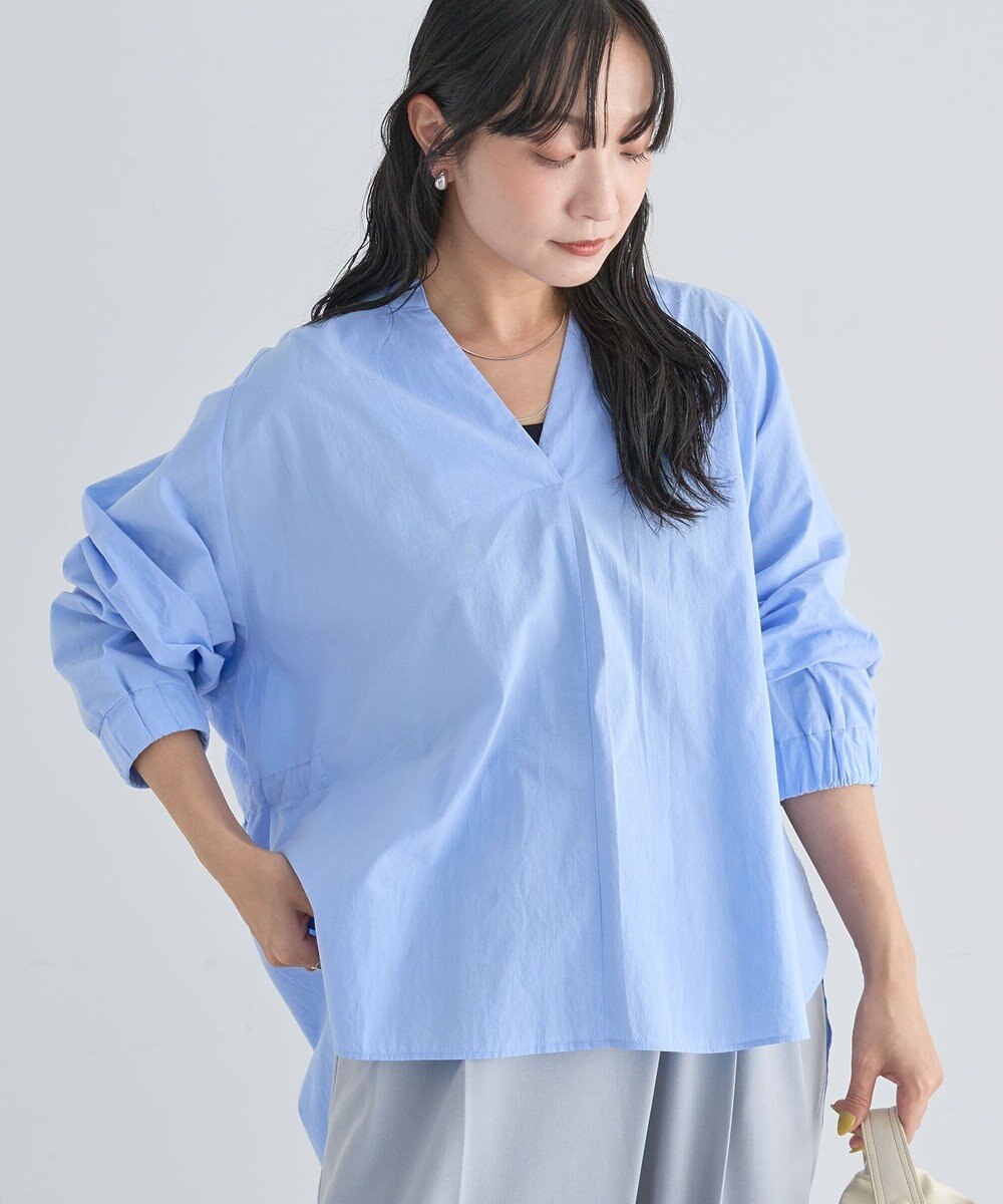 Green Parks スキッパーブラウス 