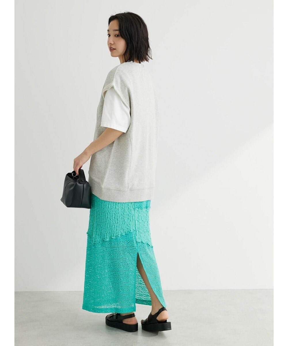 Green Parks パッチワーク風メロースカート 