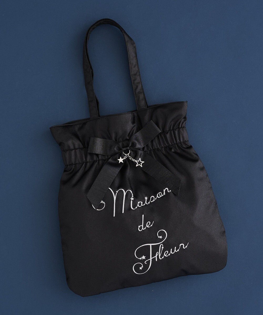 Maison de FLEUR スターリボントートバッグ 