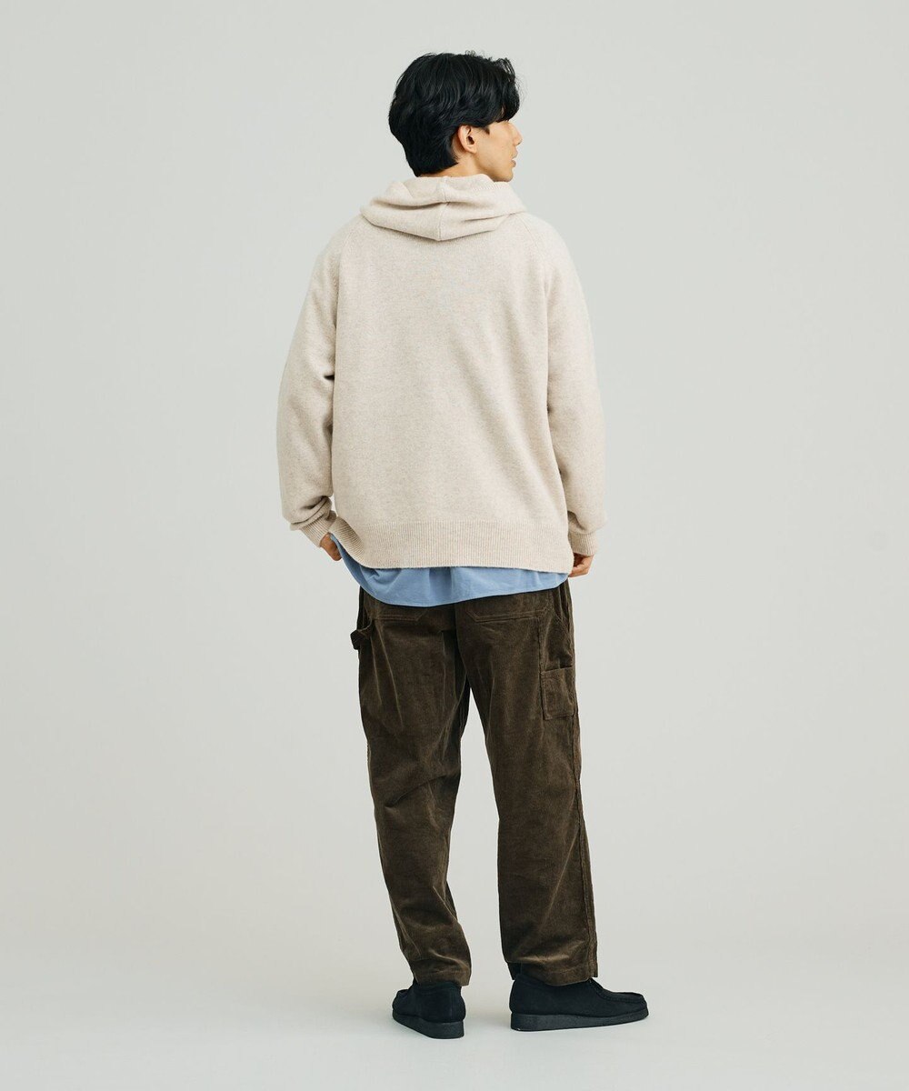 J.PRESS YORK STREET 【UNISEX】ウールカシミヤ フーディニット 