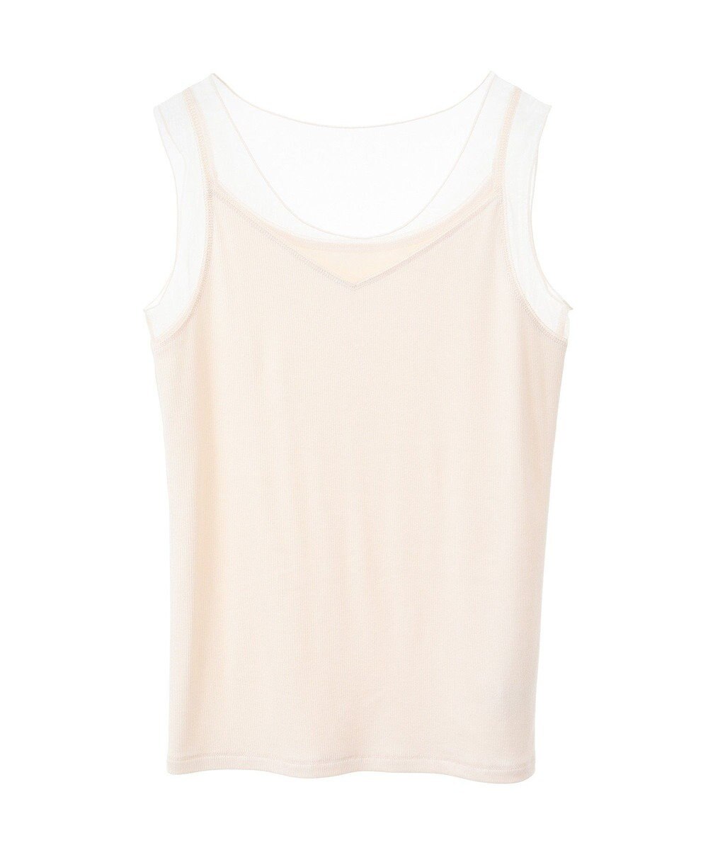 YECCA VECCA チュールMIXリブインナー 