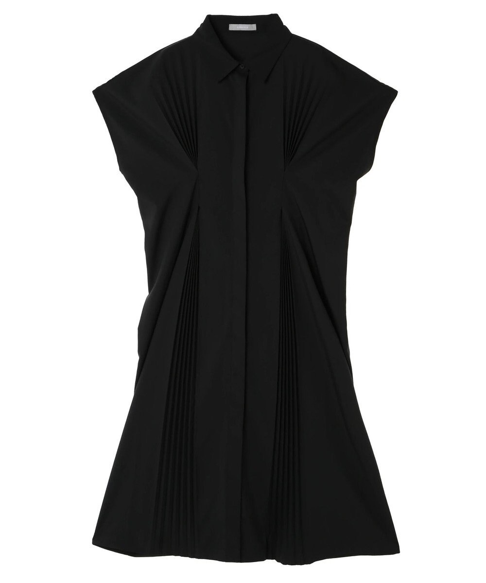 Green Parks ａ．タックプリーツシャツワンピース 