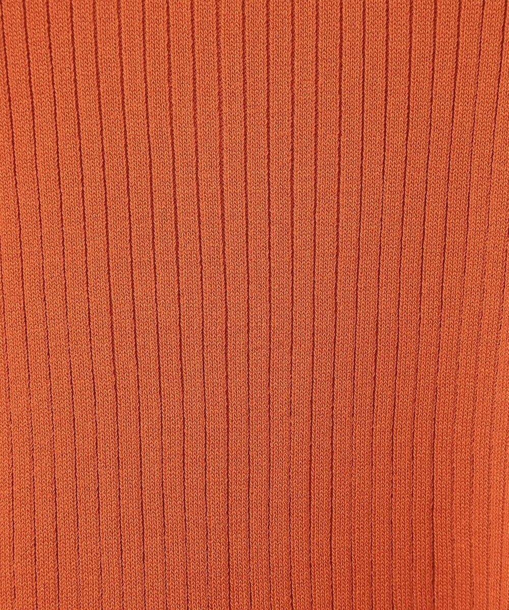 Green Parks ＢＰ　袖口カラーリブ７分袖ニットプルオーバー 