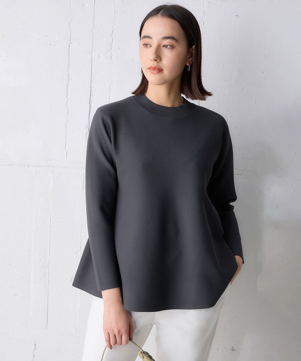 UNFILO 【新色追加】ペプラムニット 