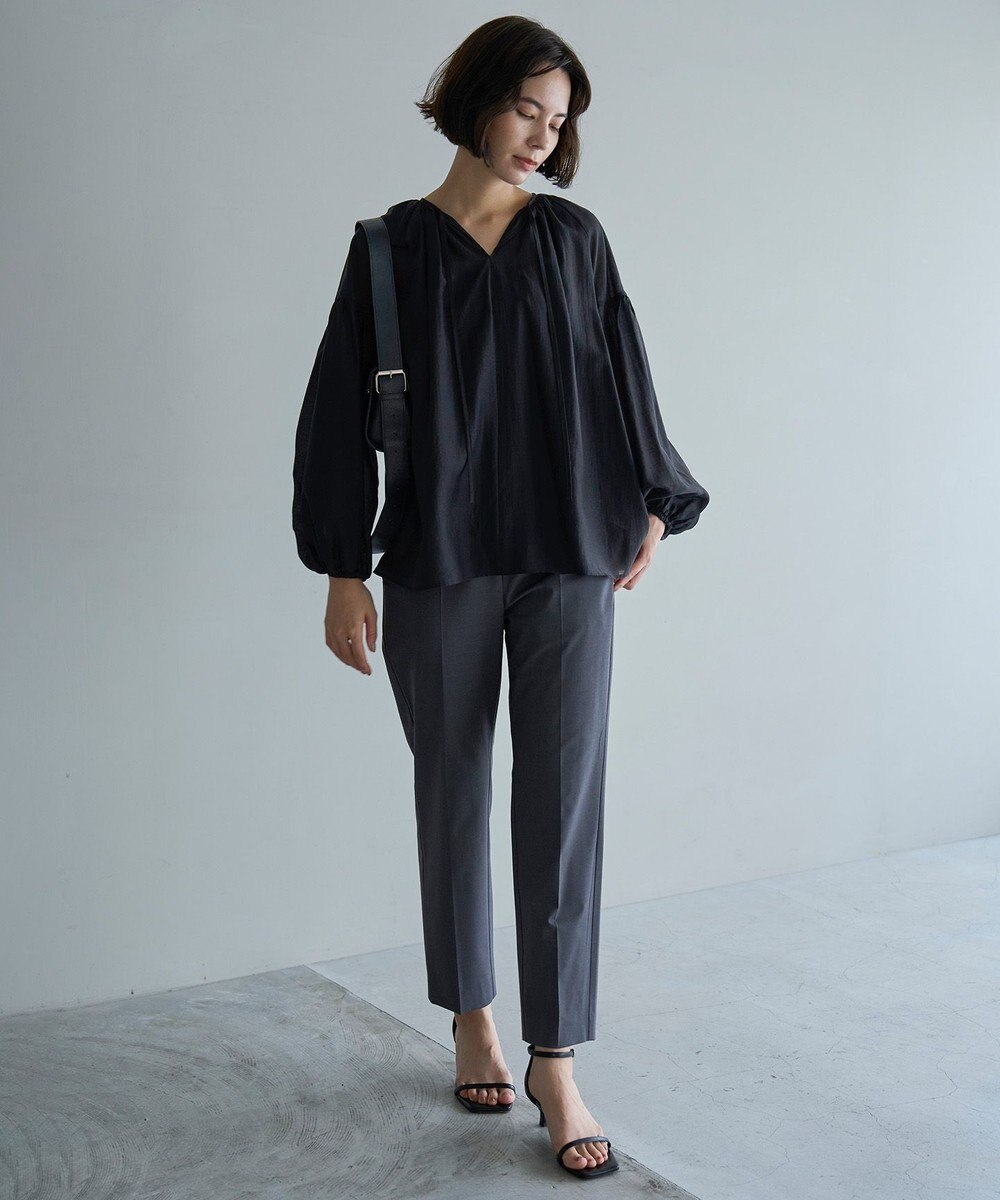 UNFILO マイビューティ テーパードパンツ 