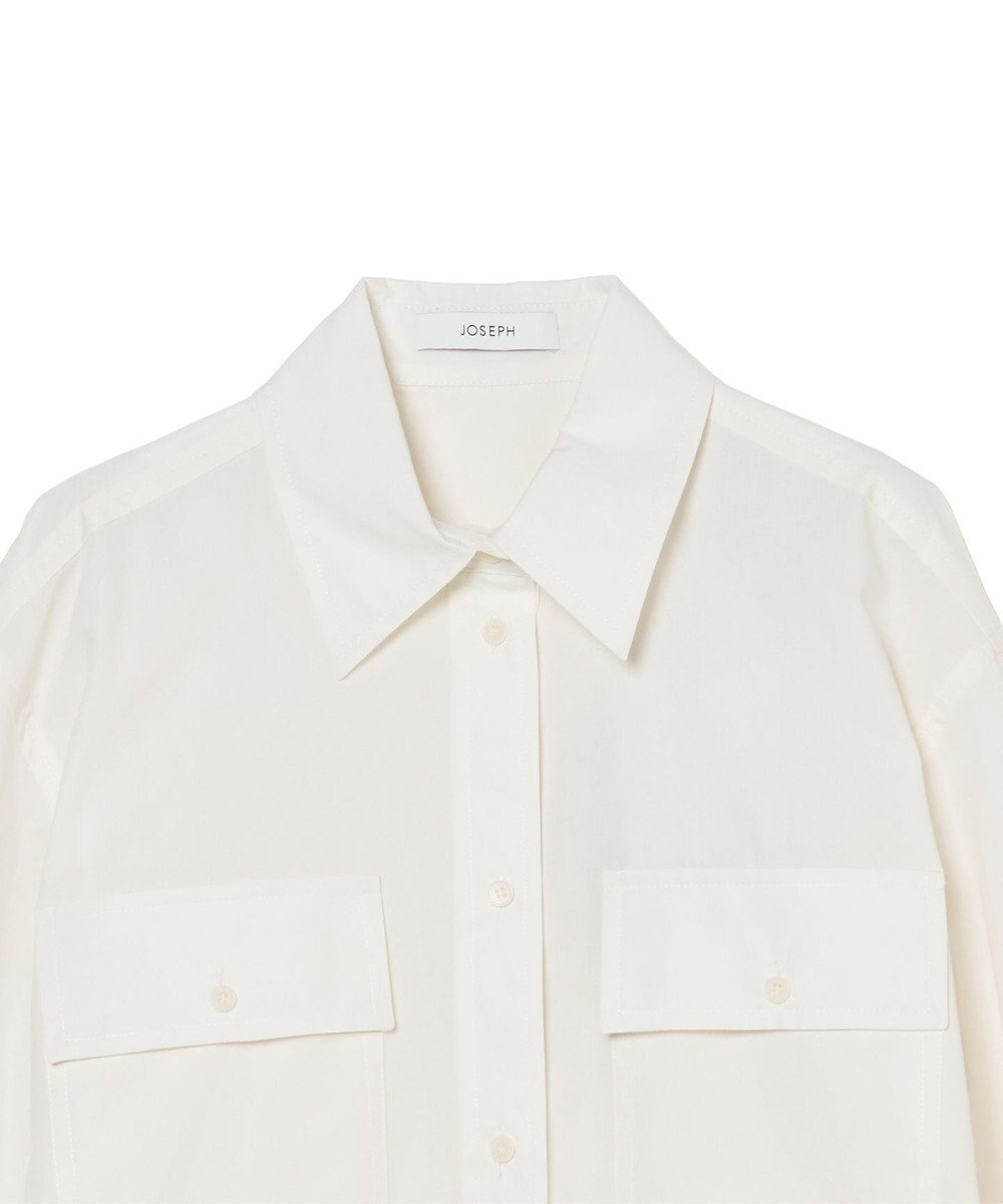 JOSEPH ポプリンコットン　ロングスリーブシャツ 