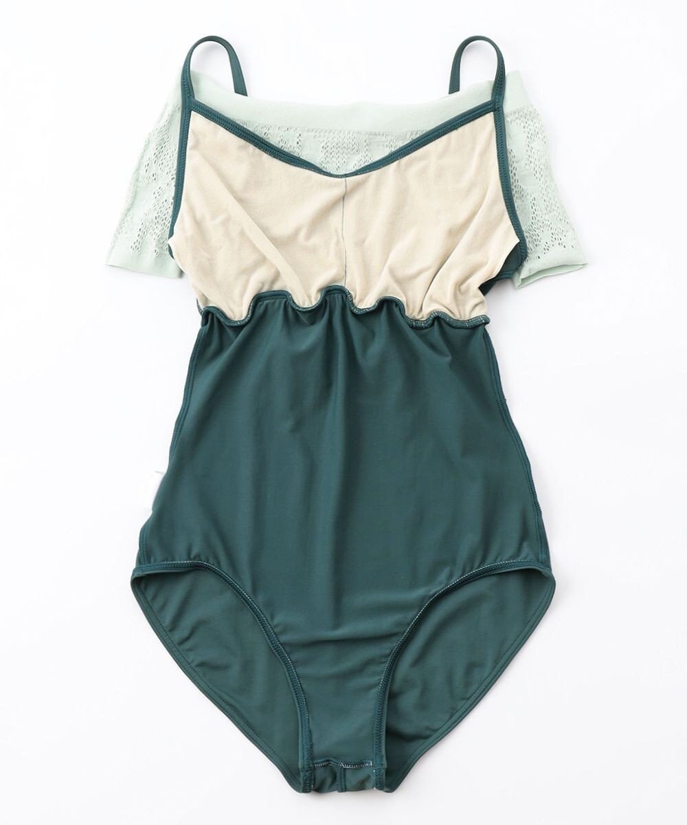 Chacott ハーフスリーブレオタード 