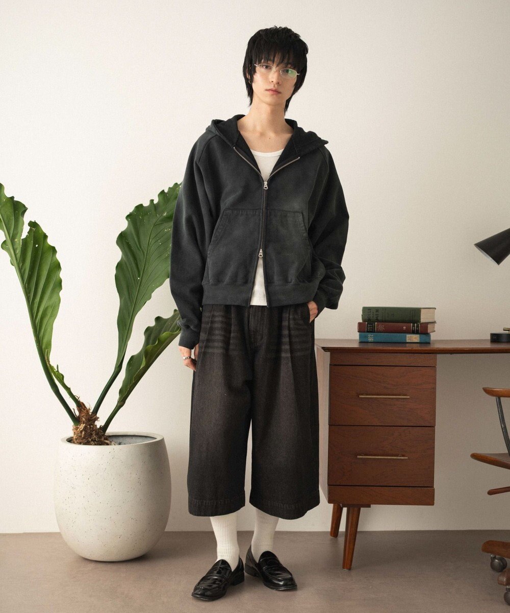 WEGO ショートZIPパーカー 