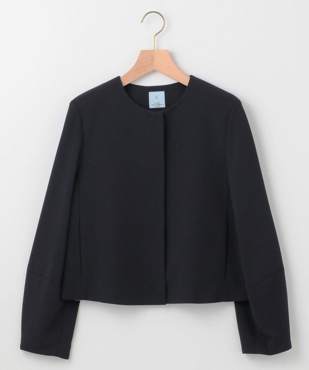 組曲 L 【KUMIKYOKU NAVY】コンフォータブルアムンゼン ノーカラージャケット 