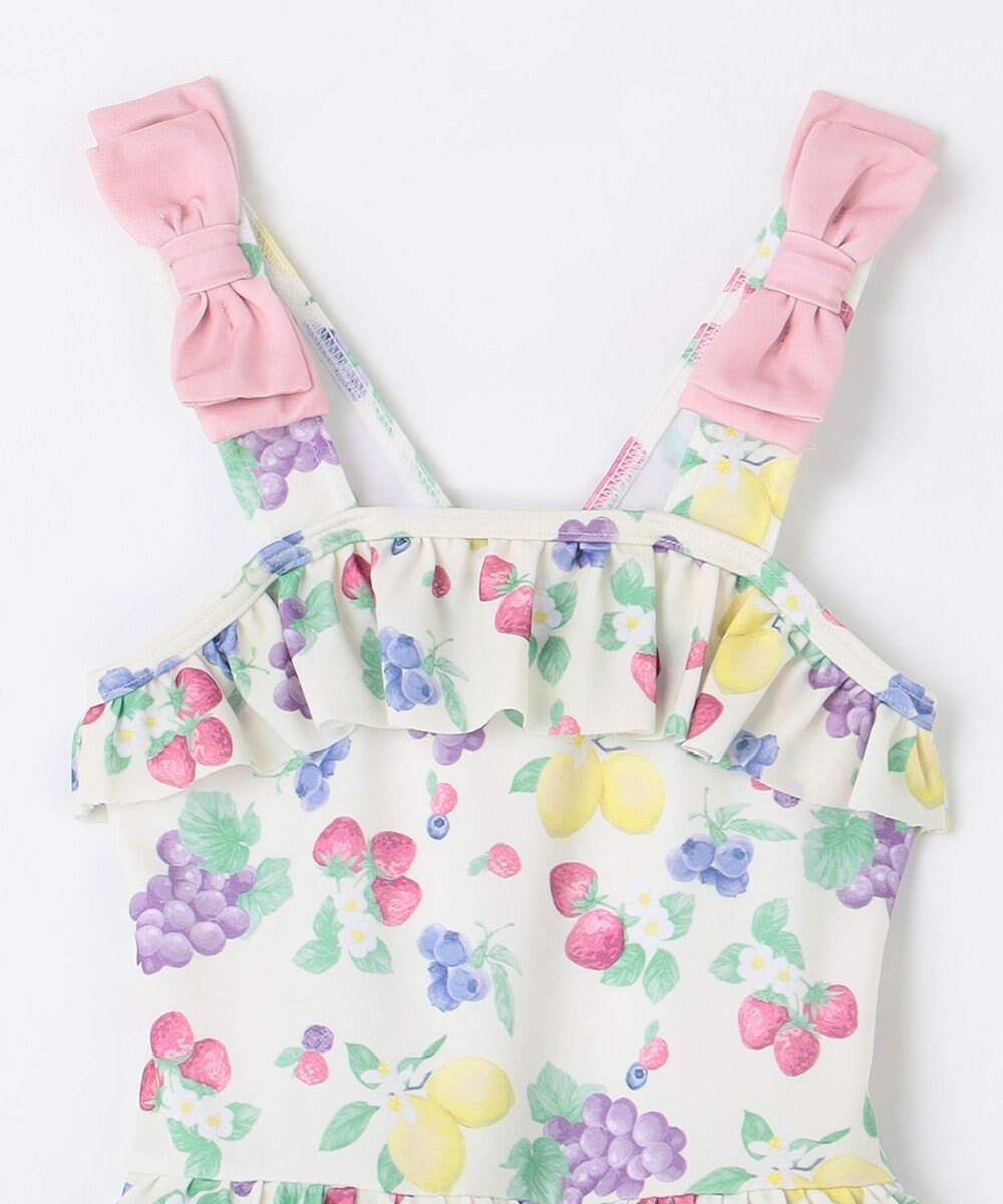 ANY KIDS 総柄 フリル ワンピース 水着 