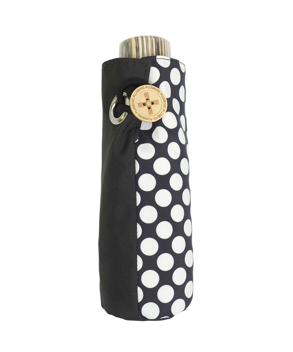 +RING 【UVカット95%以上】【UPF50＋】プラスリング レディース 晴雨兼用 折傘 BLKT1309 