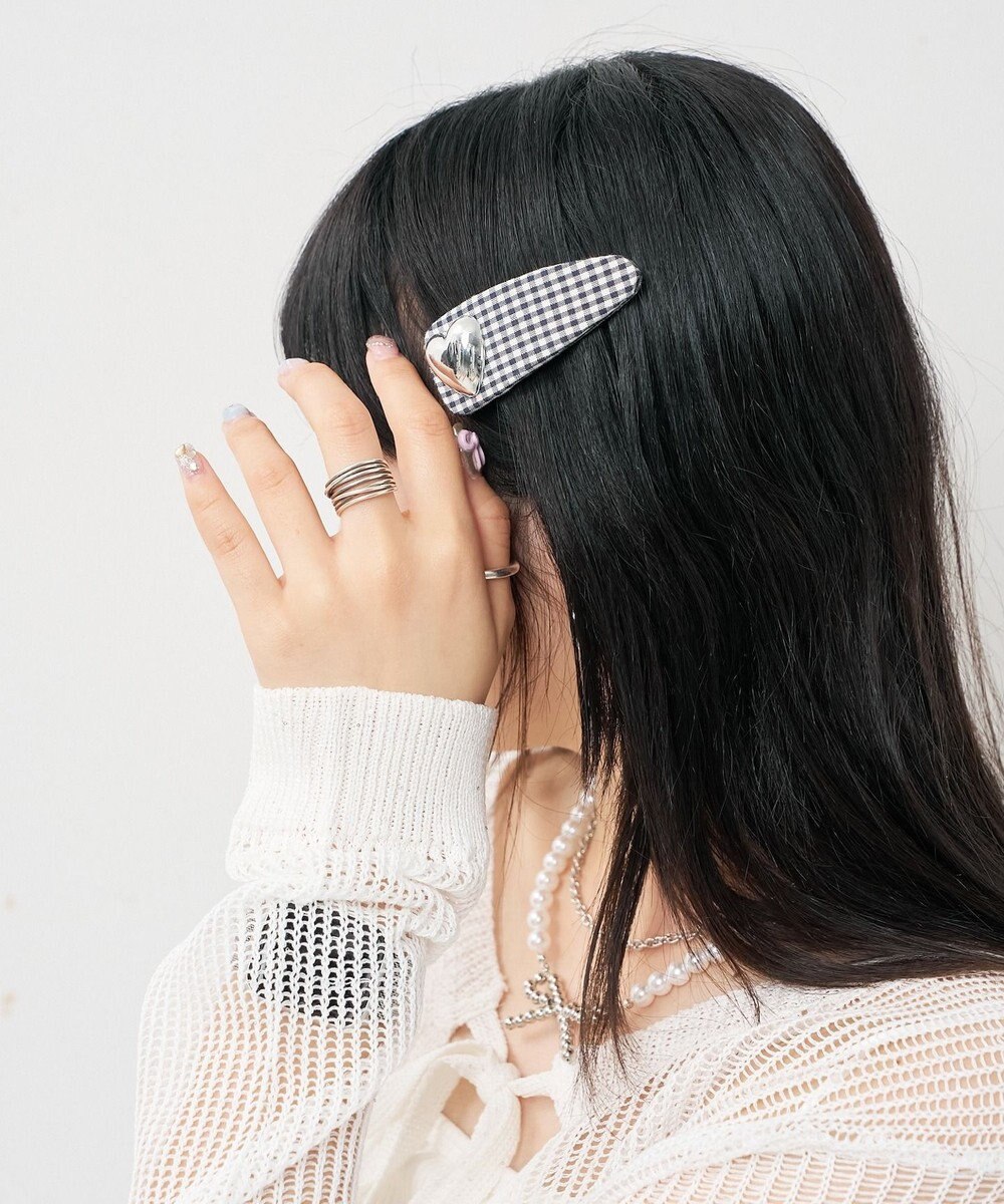 WEGO 【2点セット】L2Pモチーフパテッドバレッタ 