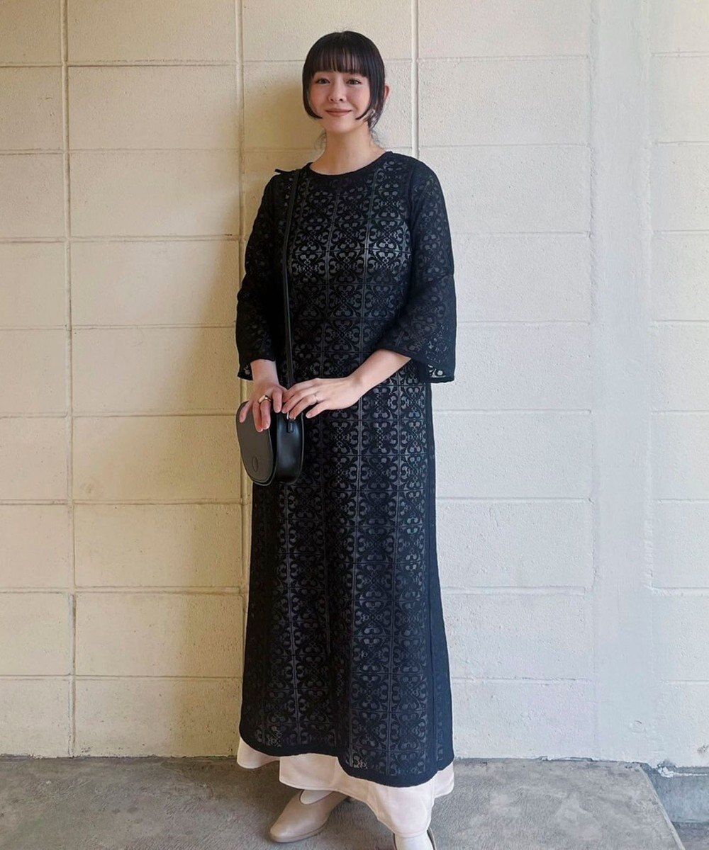 Green Parks AnriettMusee レースロングワンピース 