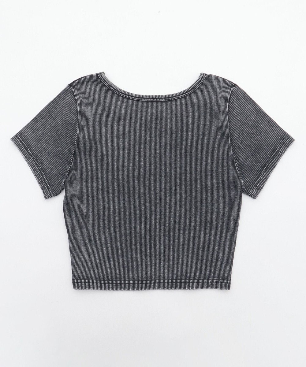 WEGO ヴィンテージウォッシュコンパクトリブT 