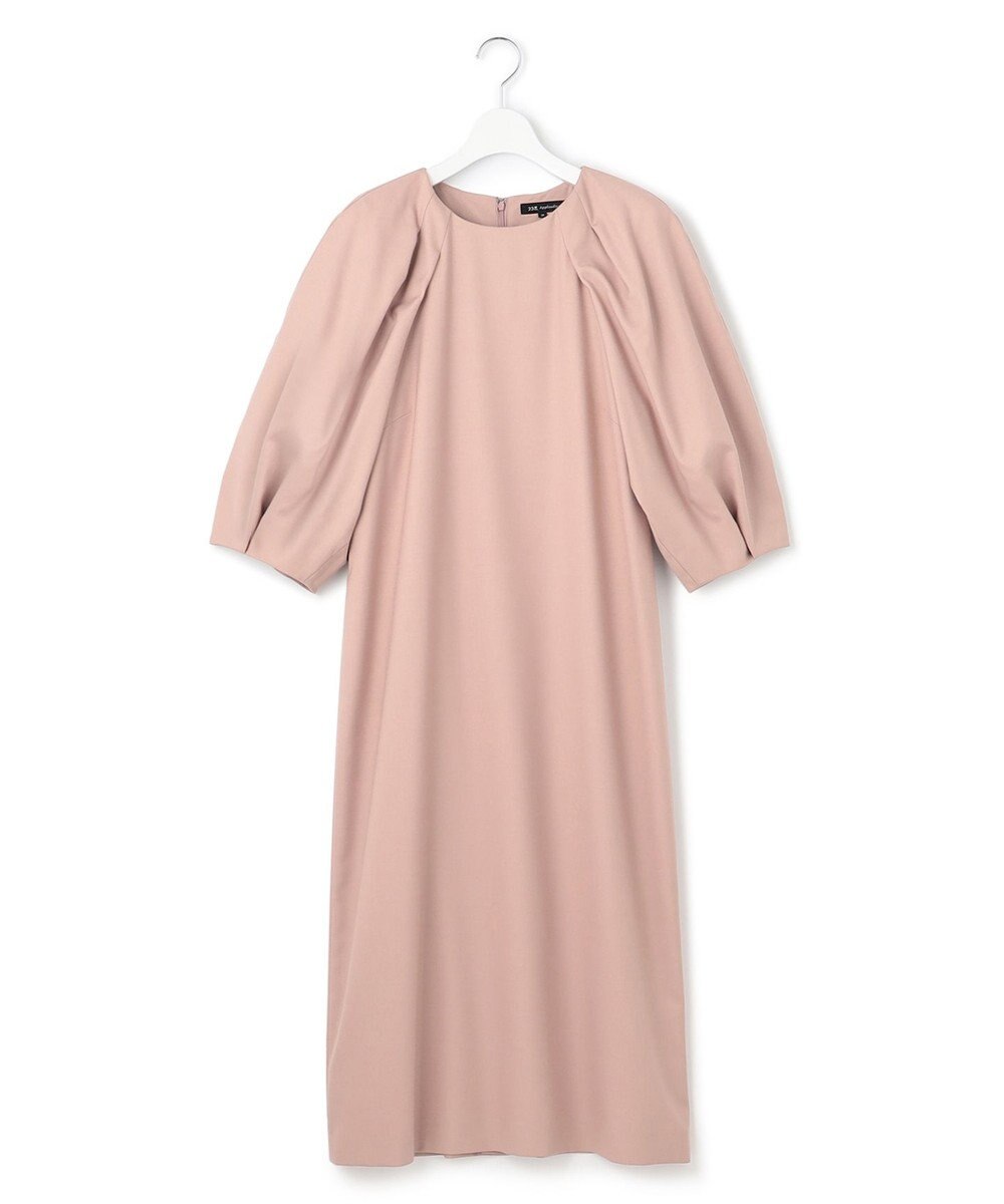 23区 L 【APPLAUDIR】ノーブルストレッチ ボリュームスリーブドレス 