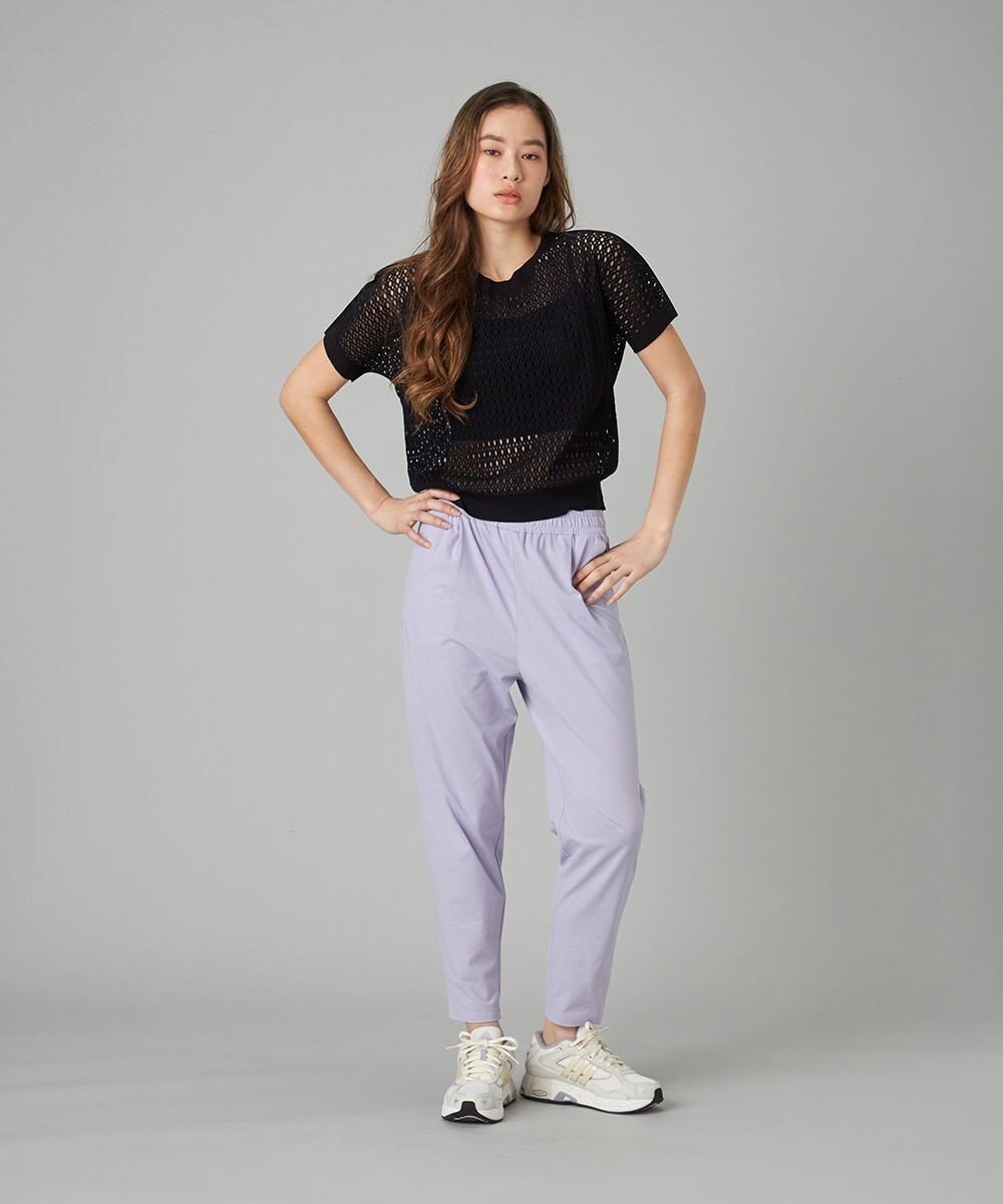 Chacott Chacott BALANCE【ノーソイングニット】メッシュニット半袖プルオーバー 