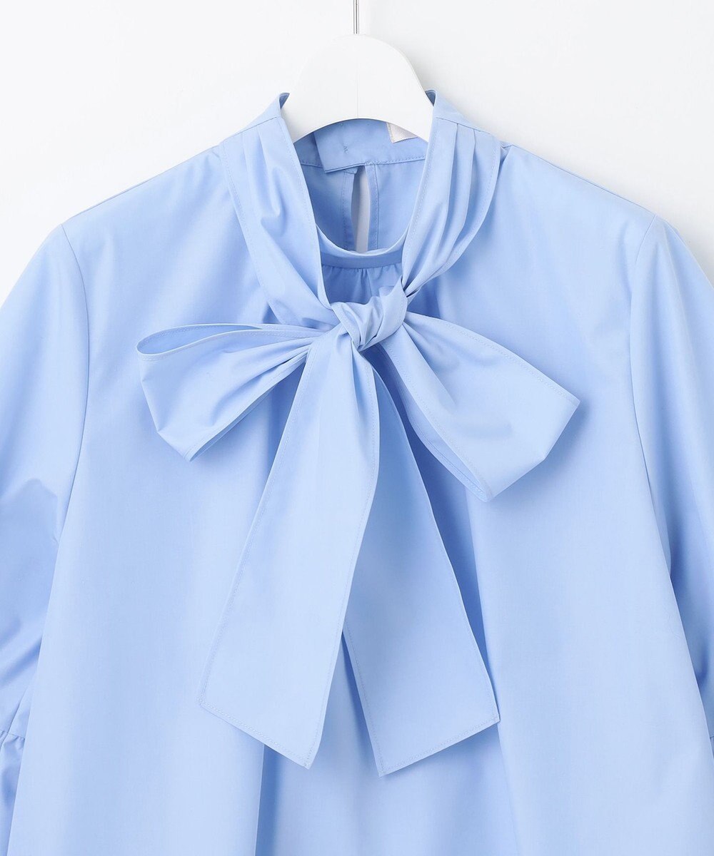 Feroux 【洗える・2WAY】リボンタイチュニック ブラウス 