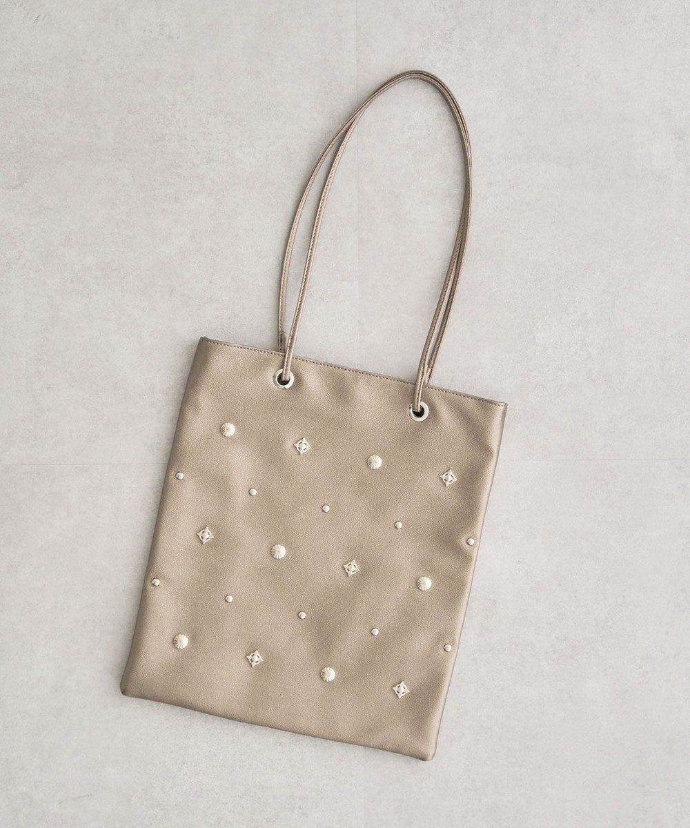 Green Parks ａｎｄｍｉｋｋａ．スタッズ付Ａ４トートバッグ 