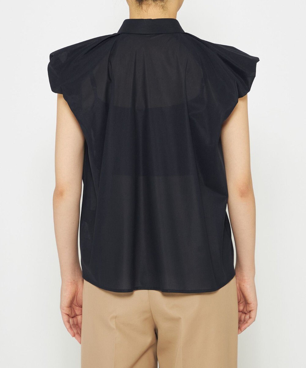 uncrave 【新色追加・洗濯機洗い可】シアー タックスリーブブラウス（uncrave STANDARD） 