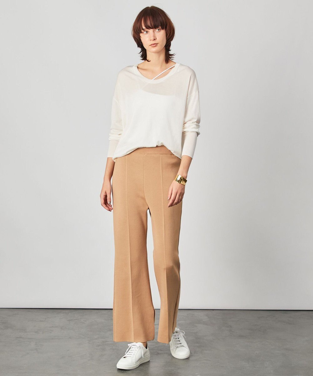 BEIGE， LAGORD / Uネックニット 