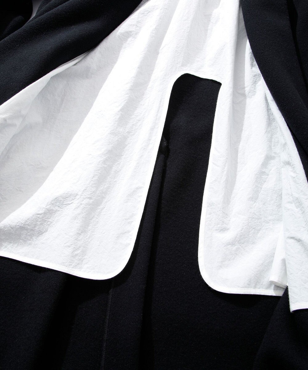 ATON ROYAL CHUNKY FLEECE | ショールカラーコート 