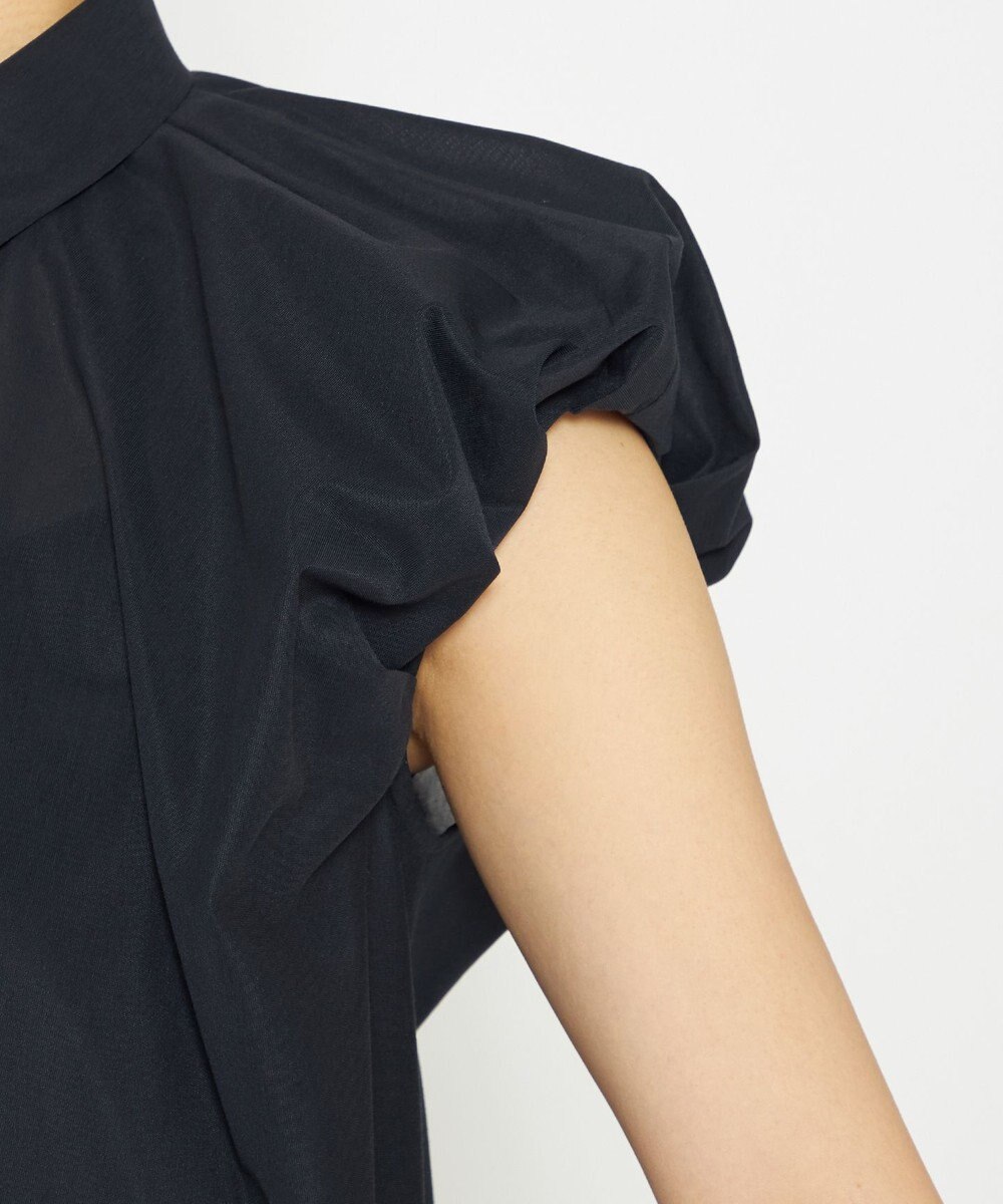 uncrave 【新色追加・洗濯機洗い可】シアー タックスリーブブラウス（uncrave STANDARD） 