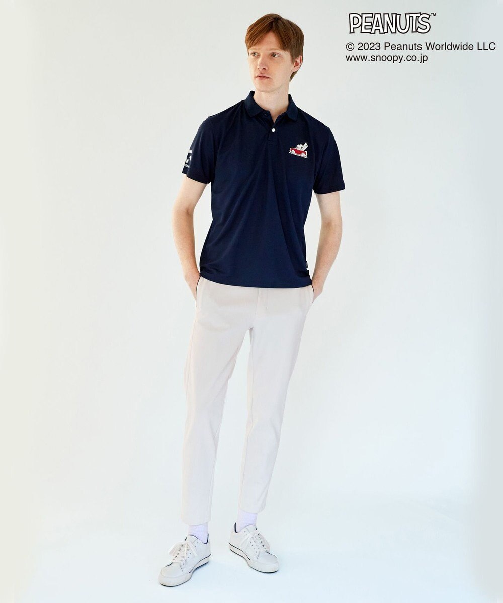 23区GOLF 【PEANUTS】【MEN】スヌーピーコラボ 半袖ポロシャツ 