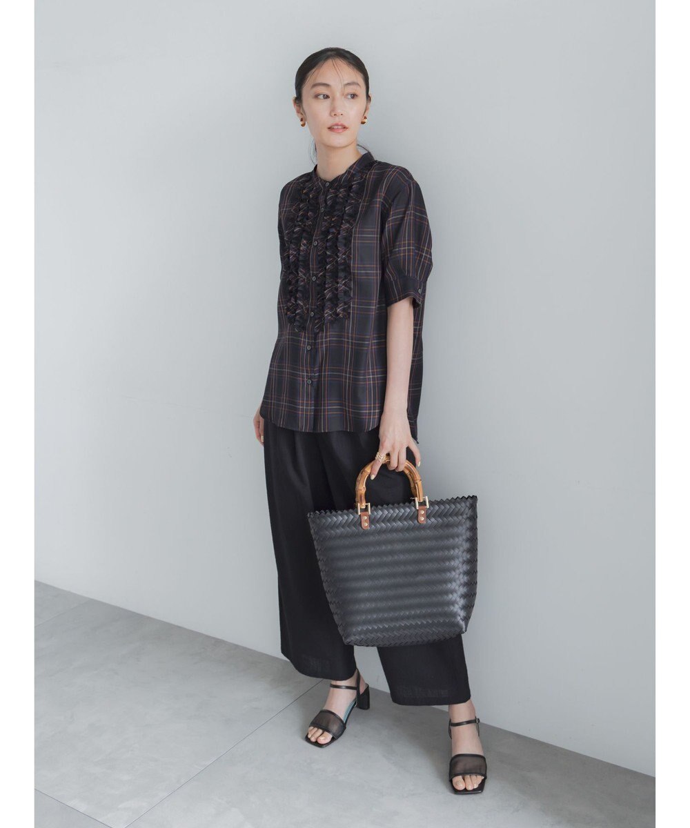 Te chichi チェックフリルブラウス《2026 SUMMER LOOK item》 