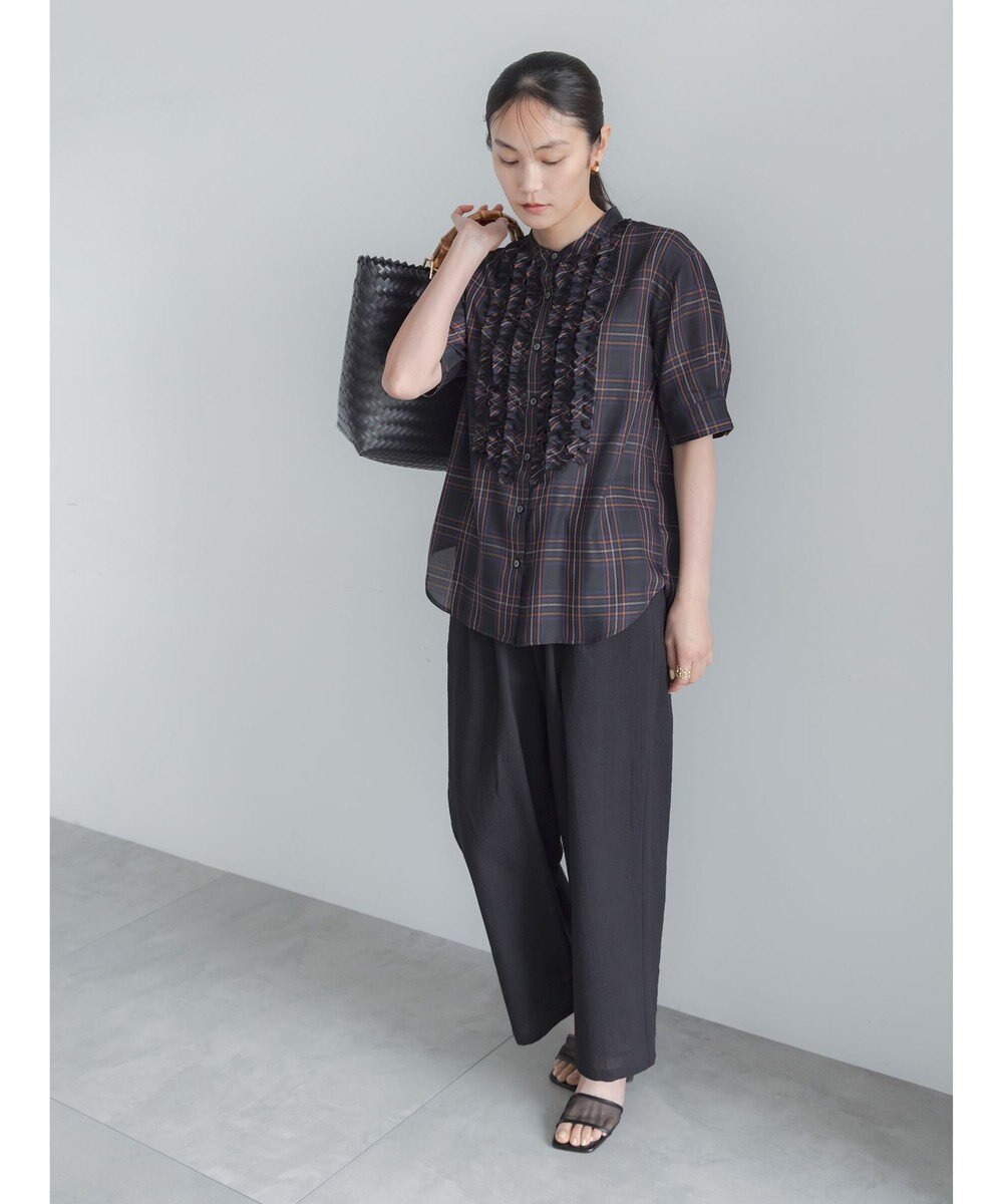 Te chichi チェックフリルブラウス《2026 SUMMER LOOK item》 