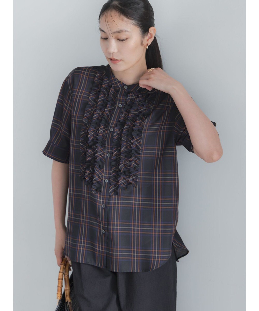 Te chichi チェックフリルブラウス《2026 SUMMER LOOK item》 