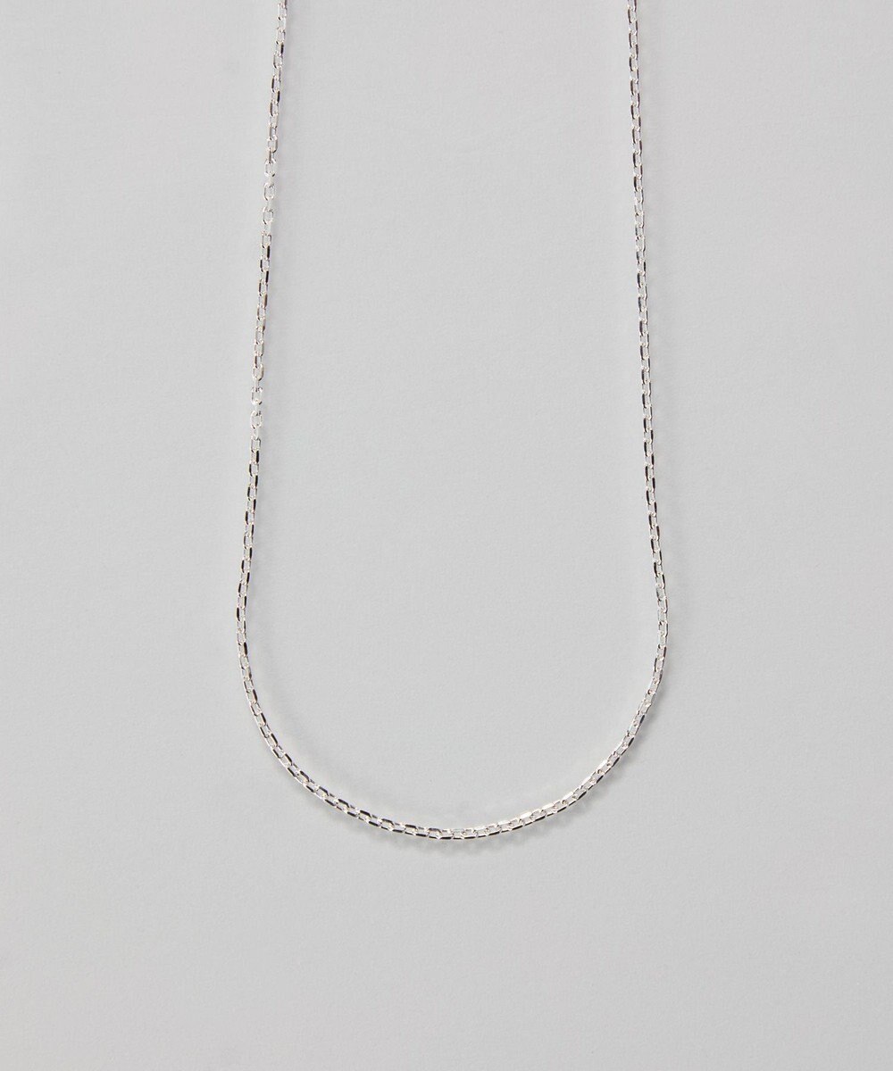 Phoebe 【SV925】シルキーシャインオーバルチェーンネックレス 