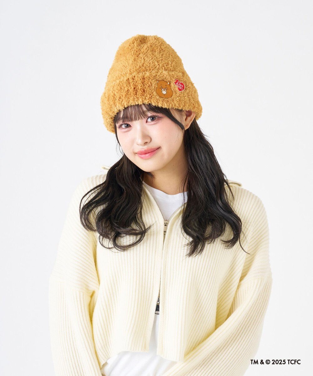 MOONBAT Care Bears(ケアベア) ボリュームへアリービーニー ニット帽 帽子 手洗い可能 