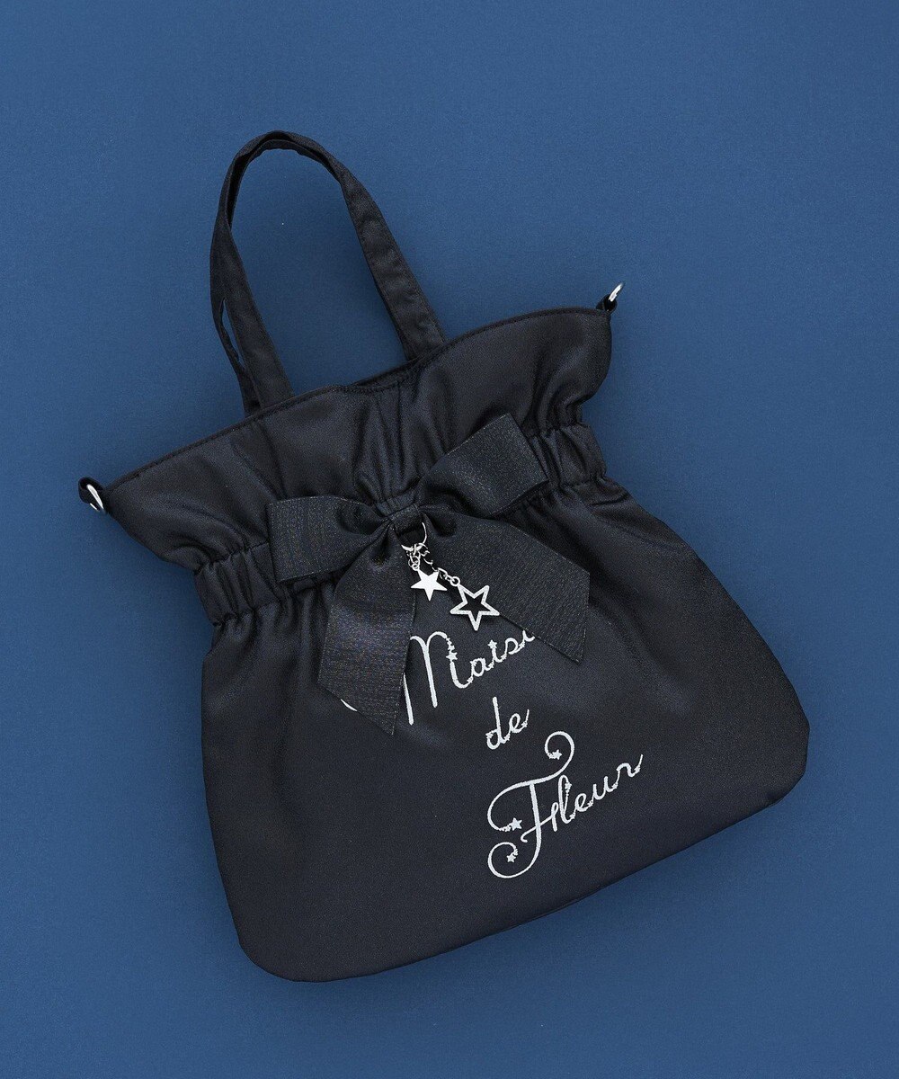 Maison de FLEUR スターリボン２Ｗａｙトートバッグ 