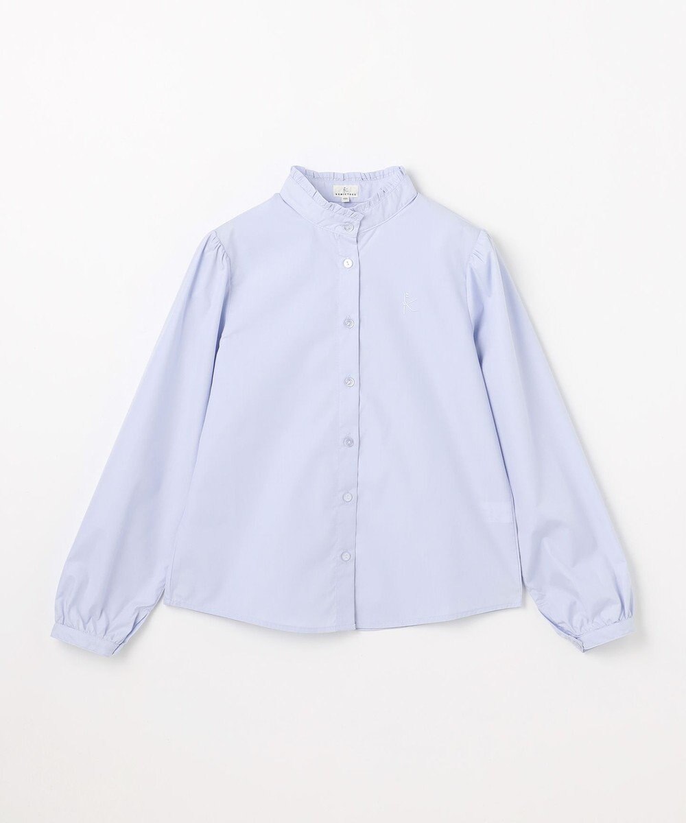 組曲 KIDS 【150-170㎝】 レースリボンタイブラウス 