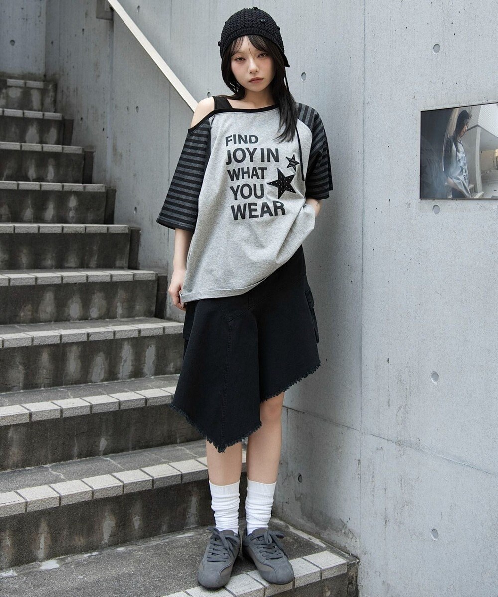 WEGO タンクレイヤードワンショルビッグT 