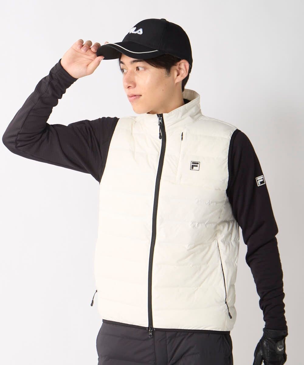 FILA GOLF／marie claire 【FILA GOLF】シームレスライトダウンベスト 