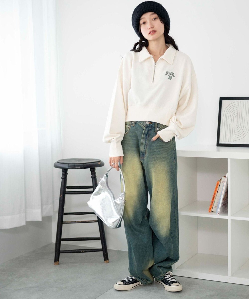 WEGO 襟付きスウェット 