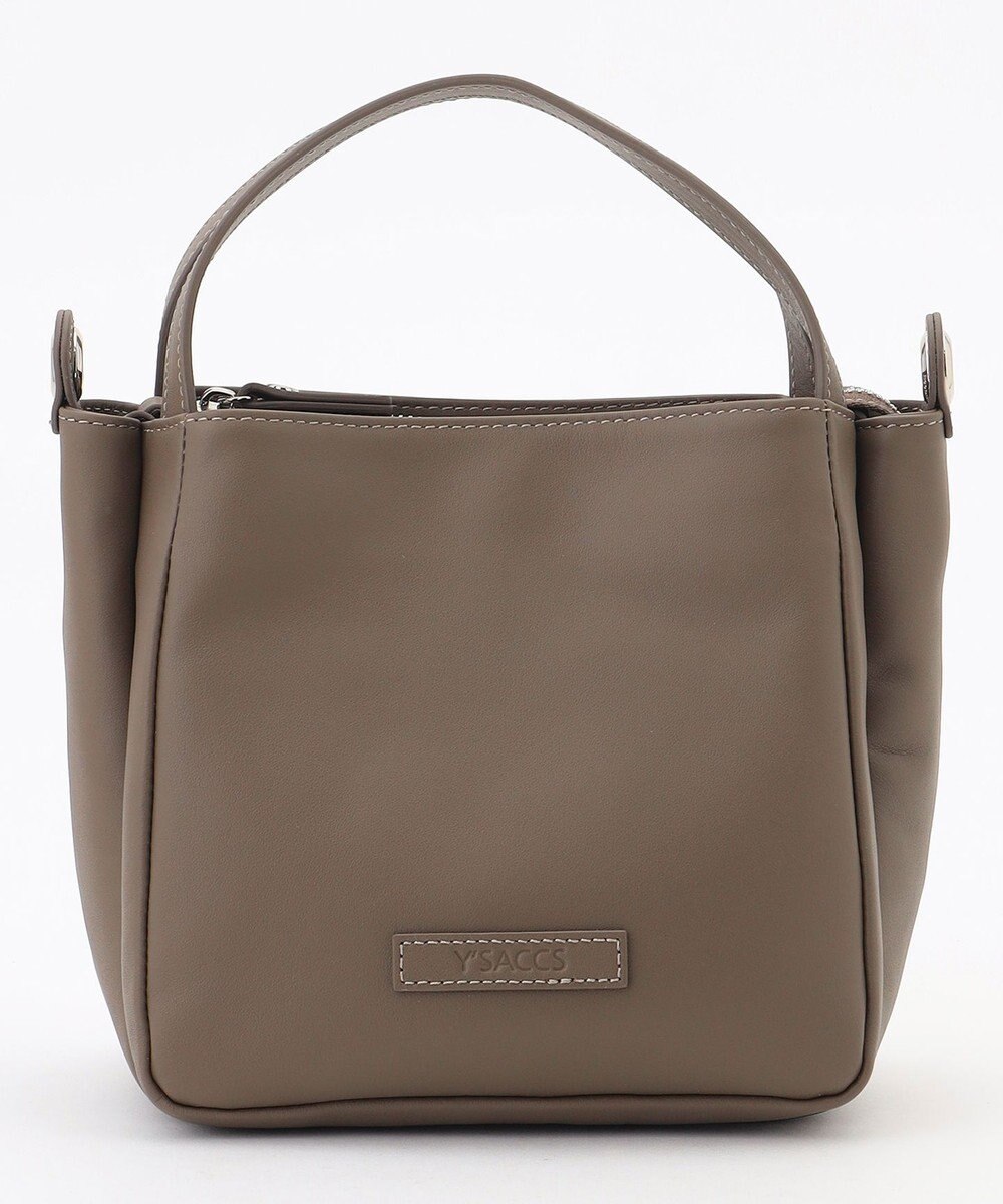 Y'SACCS カウレザー すっきり2wayミニトート 