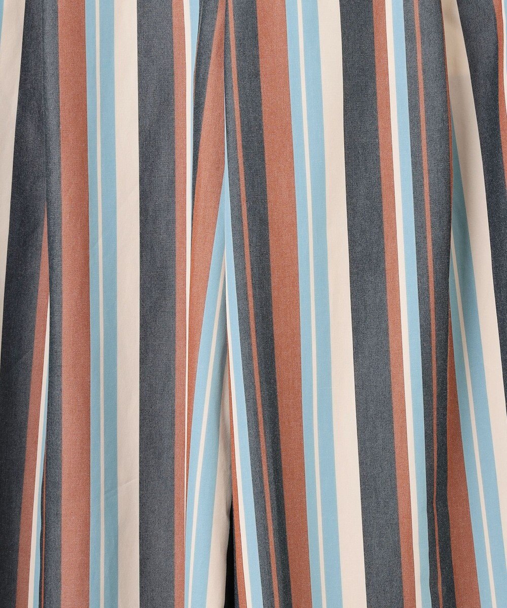 NAVE 【Nave 　洗える】ワイドストライプ　パンツ 