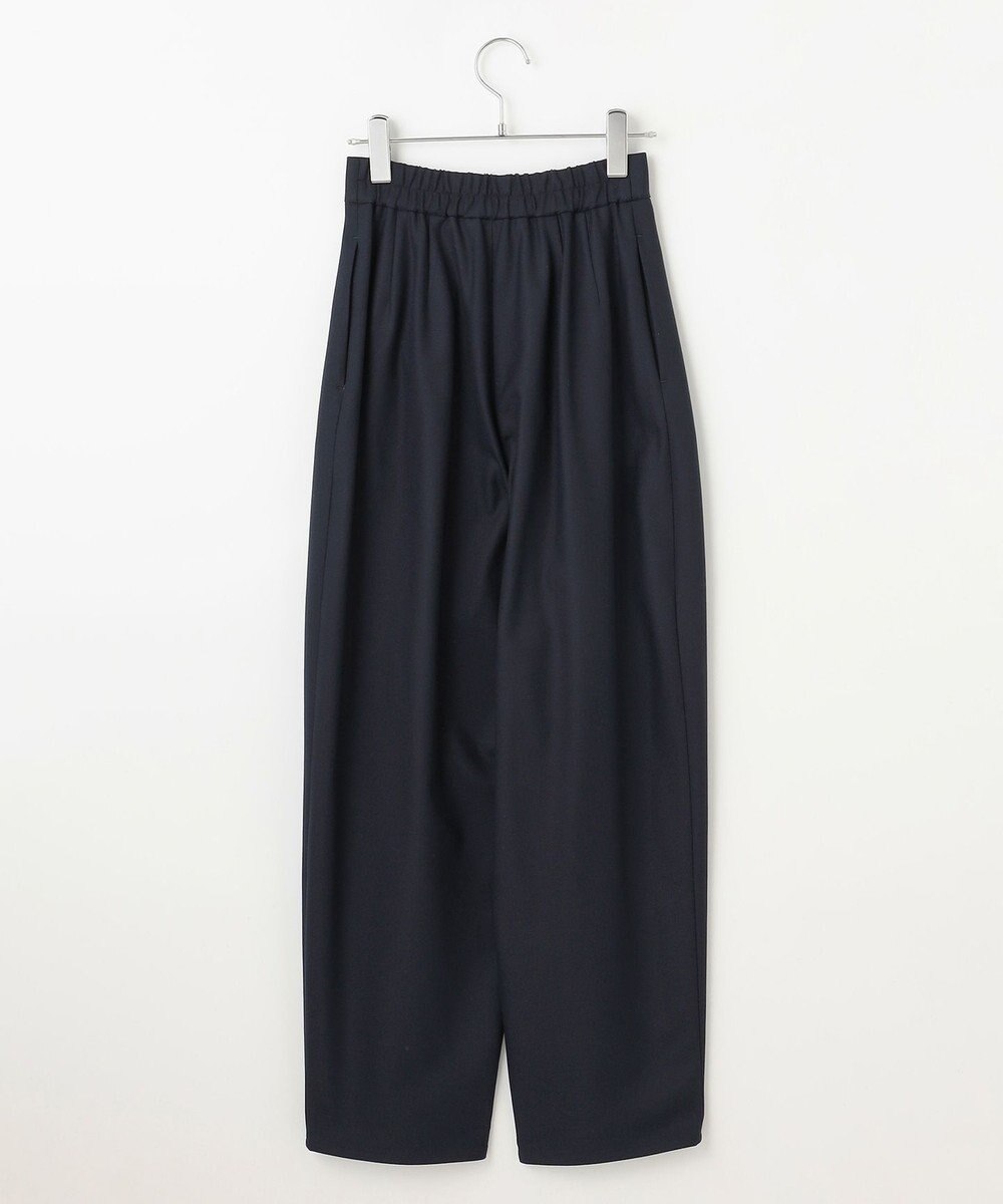 #Newans 【洗える】スラントフロントコクーンパンツ 