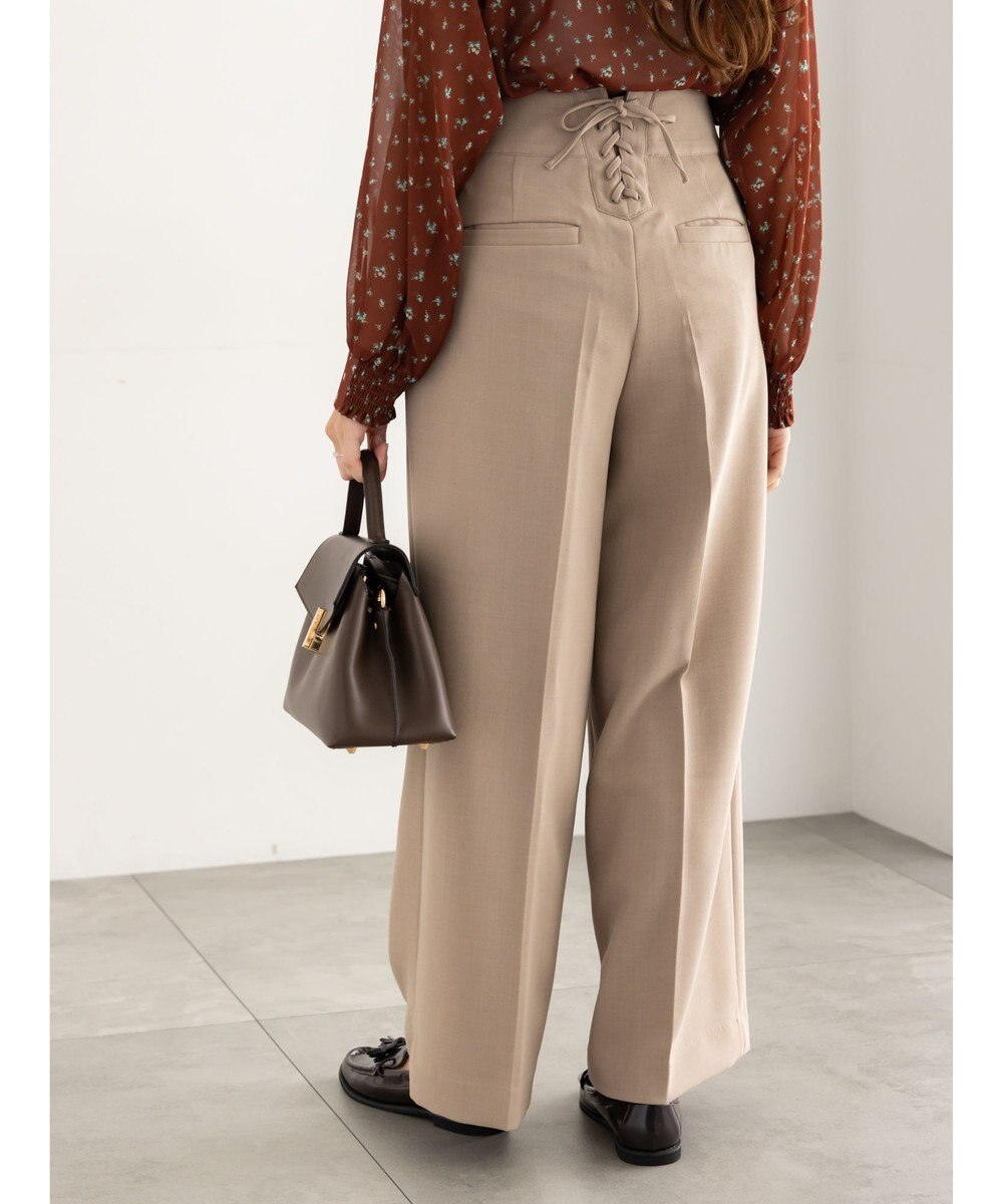 Te chichi バックレースアップロングパンツ《2025Autumn catalog vol.2 item》 