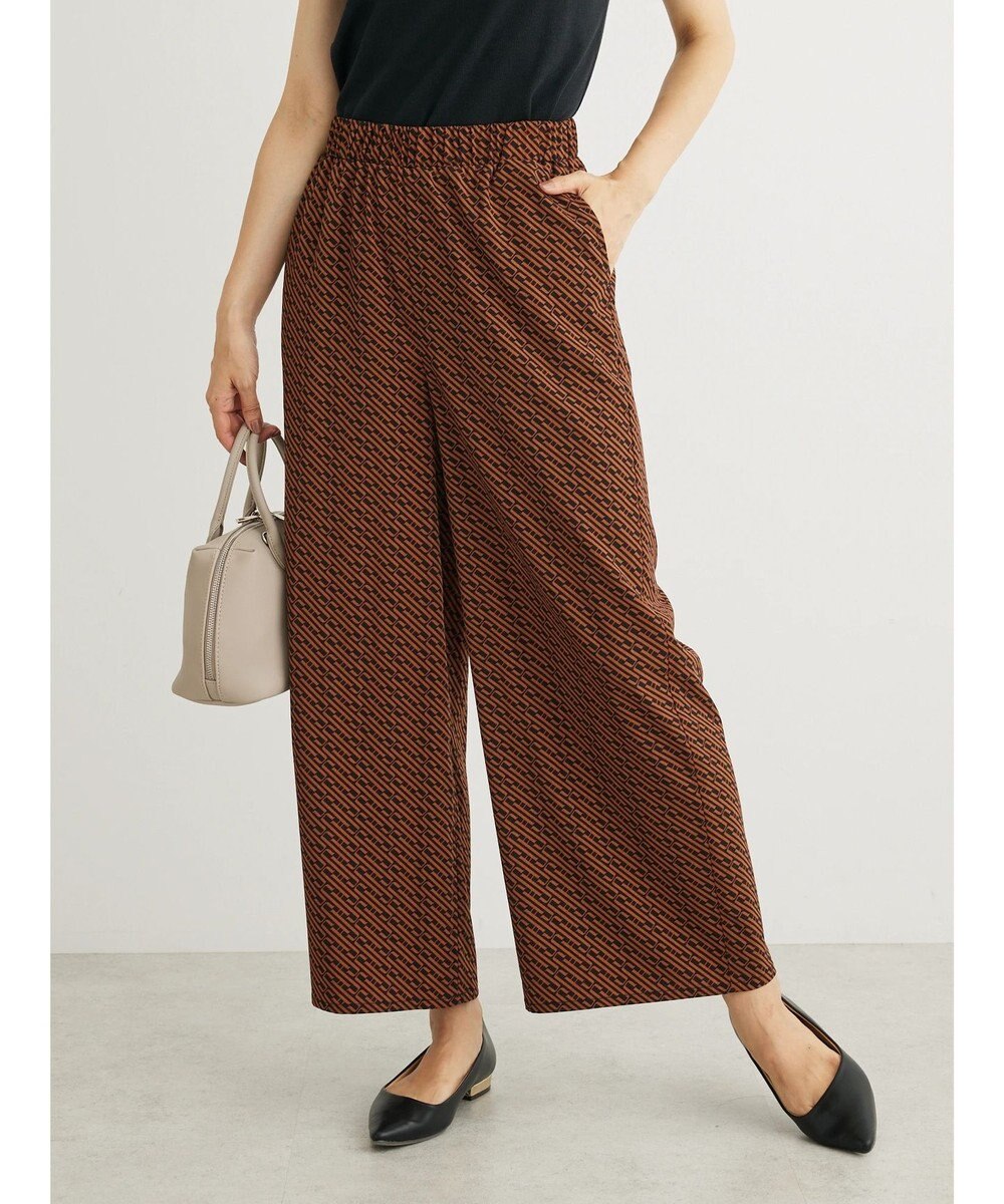 Green Parks ・ｆｕｒｒｙ　ｒａｔｅ　キカガクガラギャザーパンツ 