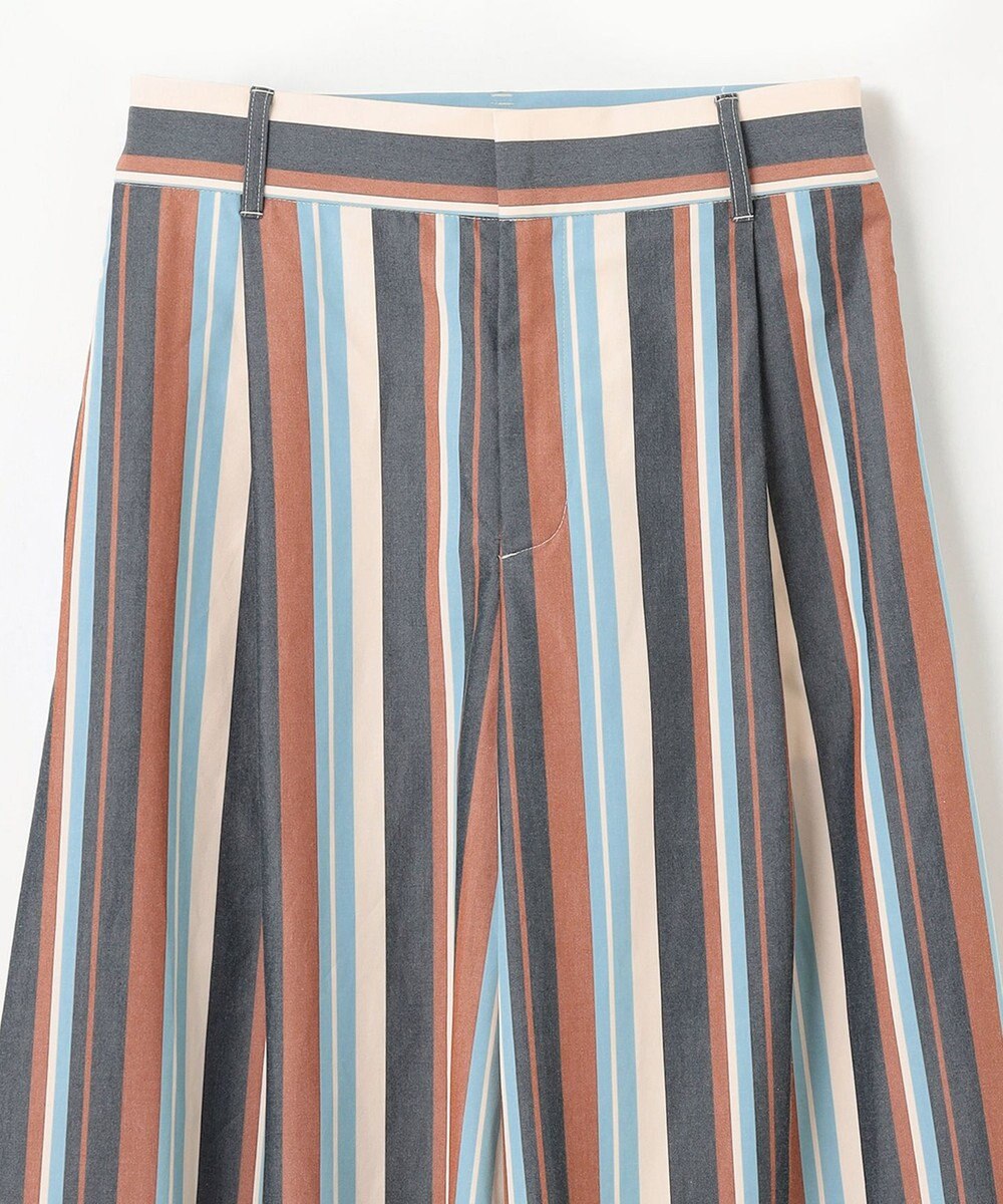 NAVE 【Nave 　洗える】ワイドストライプ　パンツ 