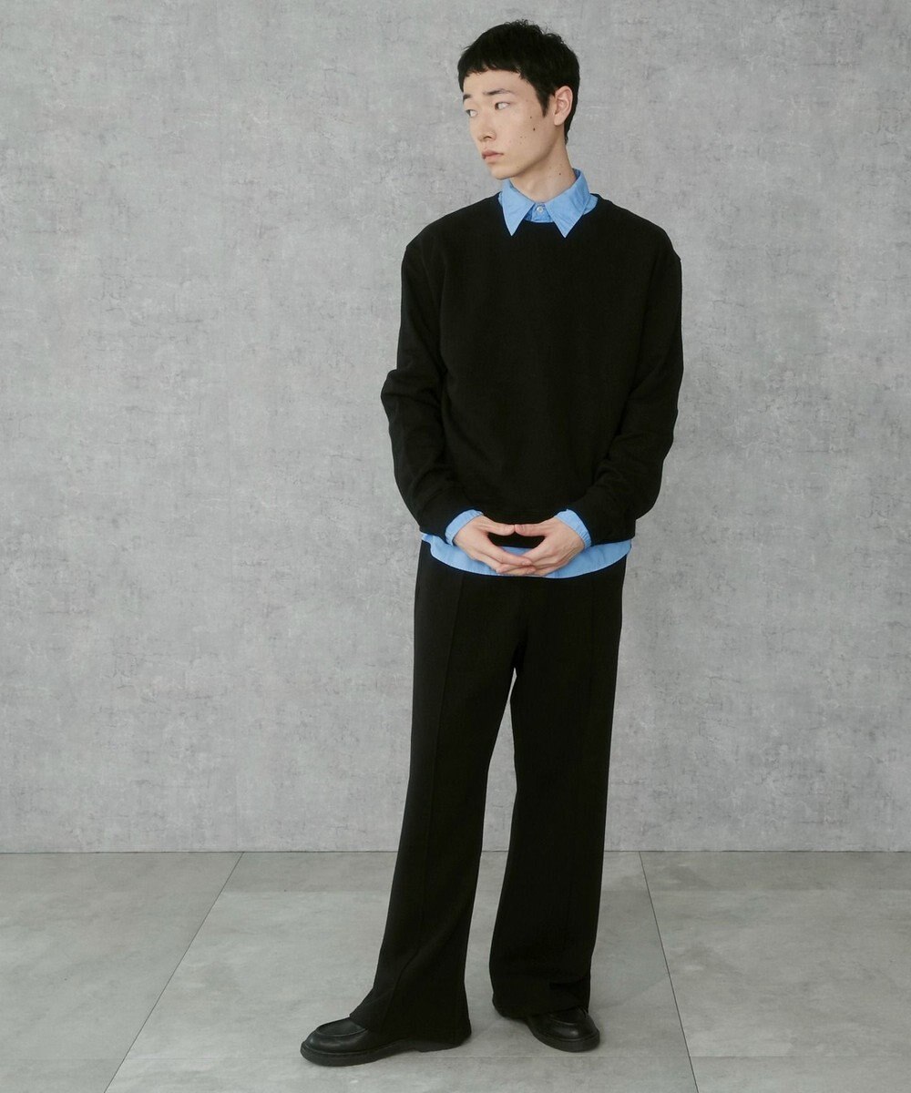 WEGO 【ウエストゴム】スウェットフレアパンツ 