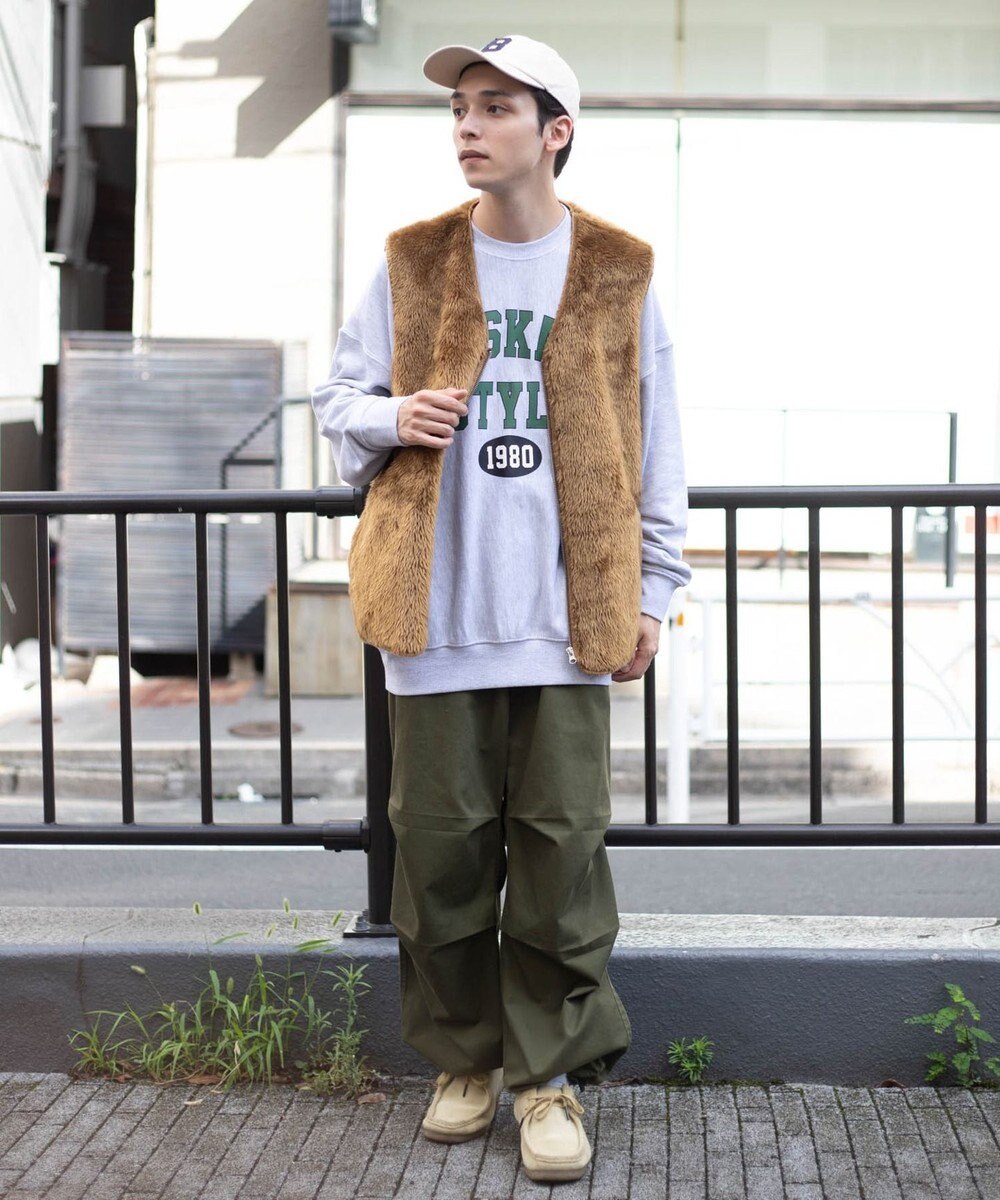 WEGO フェイクファーBIGベスト 