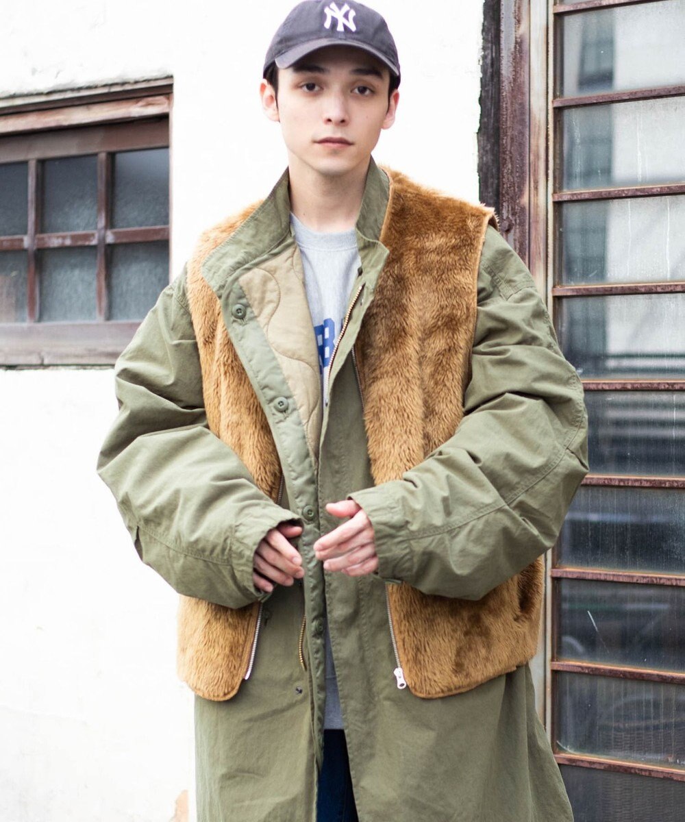 WEGO フェイクファーBIGベスト 