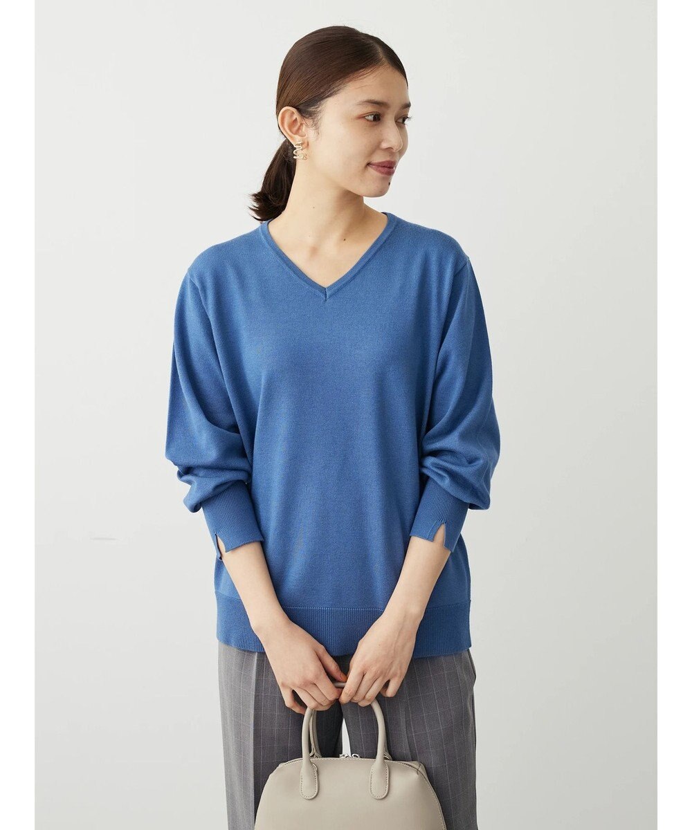 Green Parks アルガンオイル配合　Ｖネックプルオーバー 